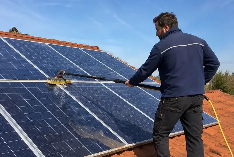 Nettoyage et entretien de panneaux solaires à Limas